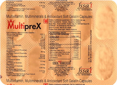 Multiprex Strip Of 10 Capsules