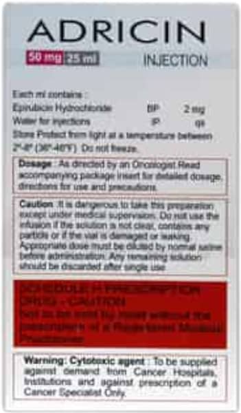 Adricin 50Mg Injection