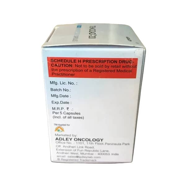 Temozad 20Mg Strip Of 5 Capsules