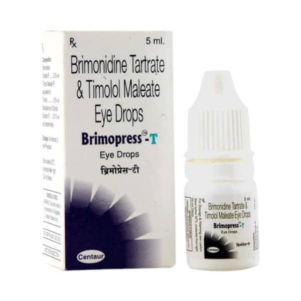 Brimopress T Bottle Of 5ml Eye Drops