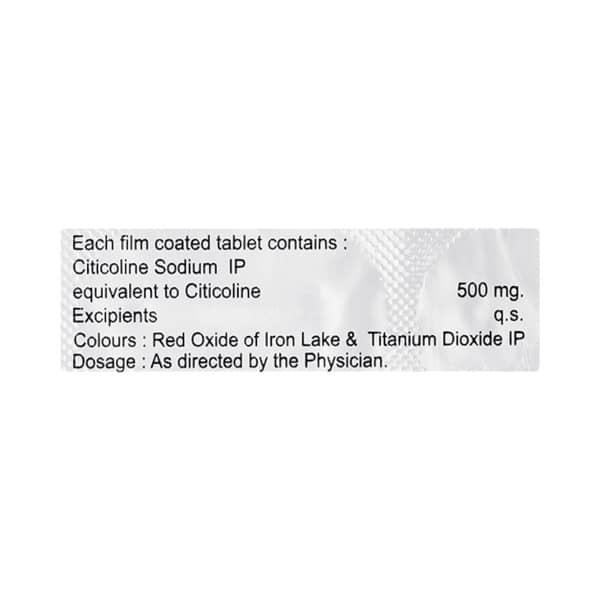 Cholinecad 500mg Strip Of 10 Tablets