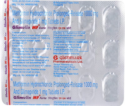Glimulin Mf Forte Strip Of 15 Tablets