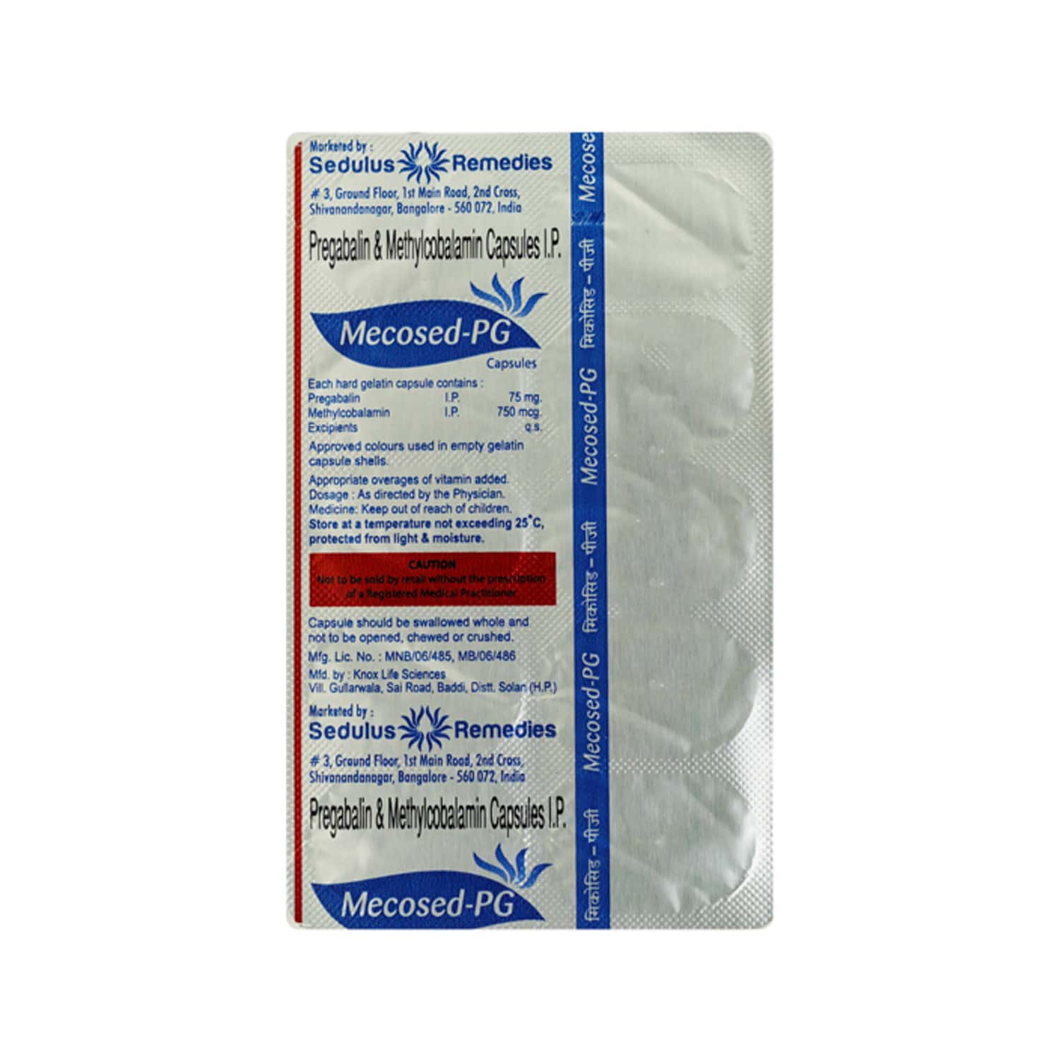 Medosed Inj Mecosed Pg Strip Of 10 Capsules: Uses, Side Effects, Price & Dosage ...