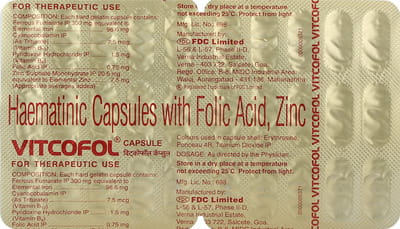 Vitcofol Strip Of 30 Capsules