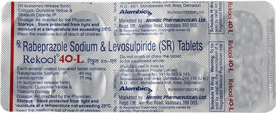 Rekool L 40mg Strip Of 10 Tablets