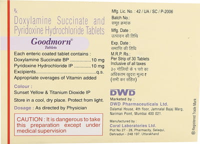 Goodmorn Strip Of 30 Tablets