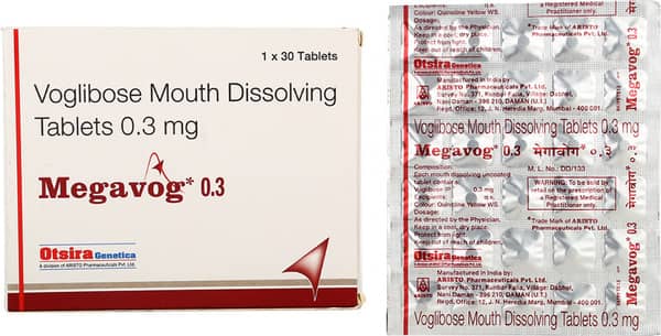 Megavog 0.3mg Strip Of 30 Tablets