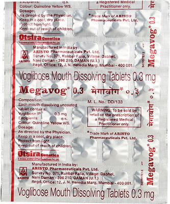 Megavog 0.3mg Strip Of 30 Tablets