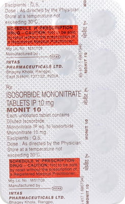 Monit 10mg Strip Of 15 Tablets