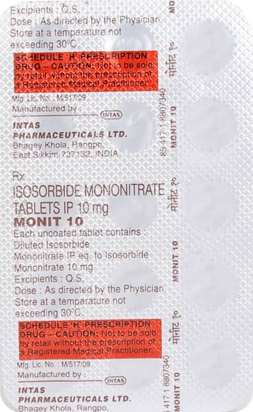 Monit 10mg Strip Of 15 Tablets