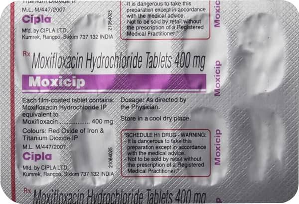 Moxicip 400mg Strip Of 10 Tablets