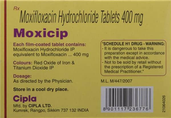 Moxicip 400mg Strip Of 10 Tablets