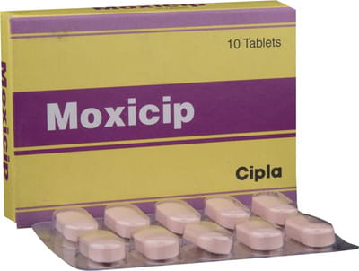 Moxicip 400mg Strip Of 10 Tablets