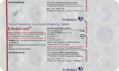 Redihealth Strip Of 15 Tablets
