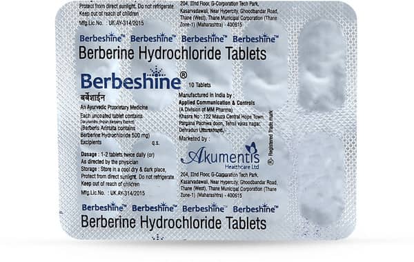Berbeshine 500mg Strip Of 10 Tablets