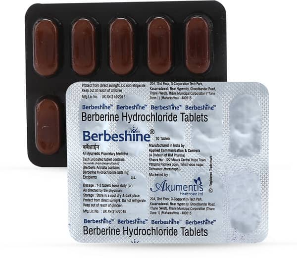 Berbeshine 500mg Strip Of 10 Tablets