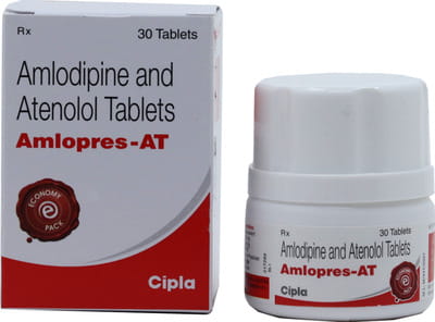 Amlopres At 50mg Bottle Of 30 Tablets