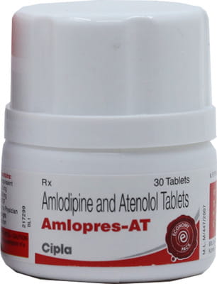 Amlopres At 50mg Bottle Of 30 Tablets