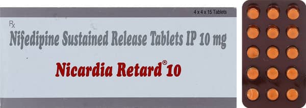 Nicardia Retard 10 Tablet