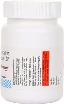 Niftran 100mg Bottle Of 10 Capsules