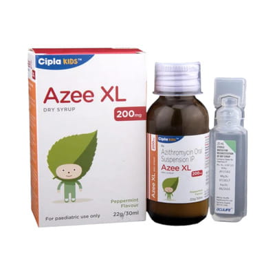 Azee Xl Peppermint Flavour Bottle Of 30ml Dry Syrup