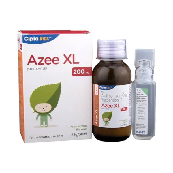 Azee Xl Peppermint Flavour Bottle Of 30ml Dry Syrup