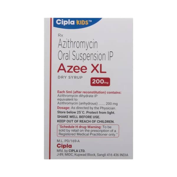 Azee Xl Peppermint Flavour Bottle Of 30ml Dry Syrup