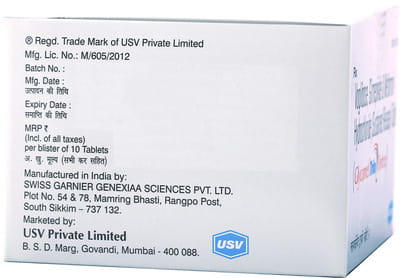 Glycomet Trio Forte 2mg Strip Of 10 Tablets