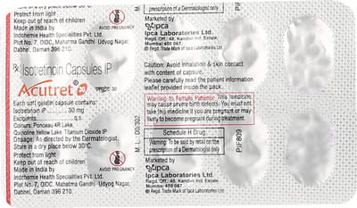 Acutret 30mg Strip Of 10 Capsules