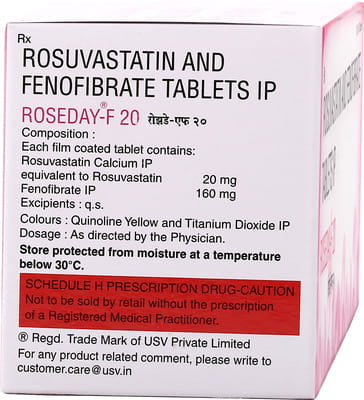 Roseday F 20mg Strip Of 10 Tablets
