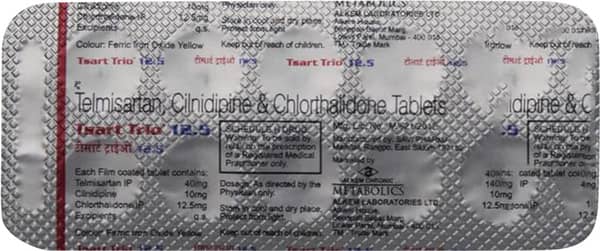Tsart Trio 12.5mg Strip Of 10 Tablets