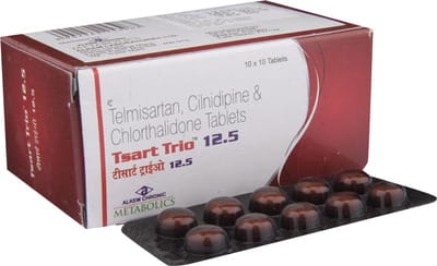 Tsart Trio 12.5mg Strip Of 10 Tablets