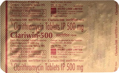 Clariwin 500mg Strip Of 10 Tablets