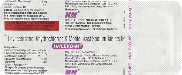 Hhlevo M Strip Of 10 Tablets