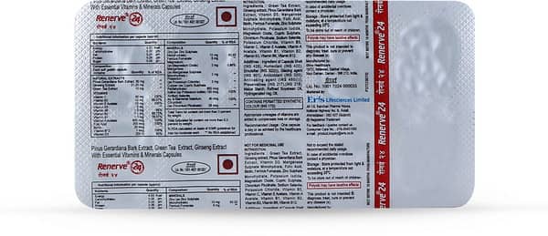 Renerve 24 Strip Of 10 Capsules