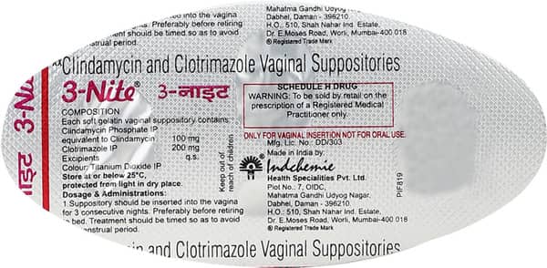 3-Nite Vaginal Suppository