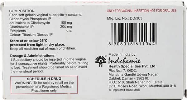 3-Nite Vaginal Suppository