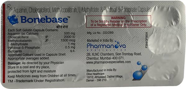 Bonebase Strip Of 10 Softgel Capsules