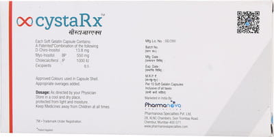 Cystarx Strip Of 10 Capsules