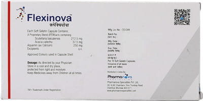 Flexinova Strip Of 10 Capsules