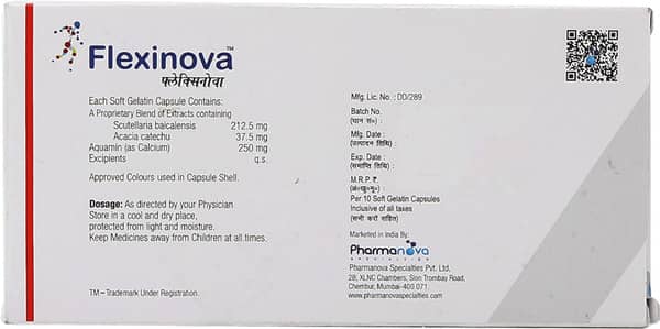 Flexinova Strip Of 10 Capsules