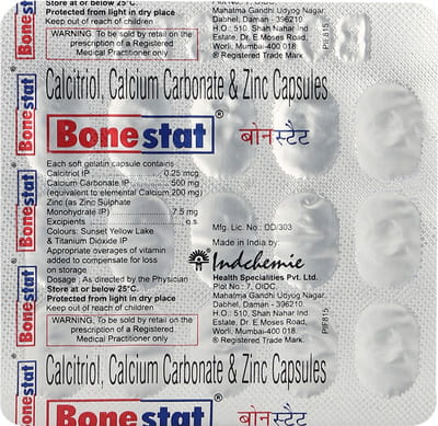 Bonestat Strip Of 15 Capsules
