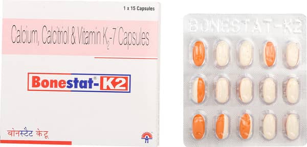 Bonestat K2 Strip Of 15 Capsules