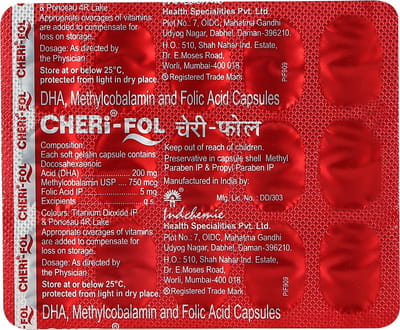 Cheri Fol Strip Of 15 Capsules