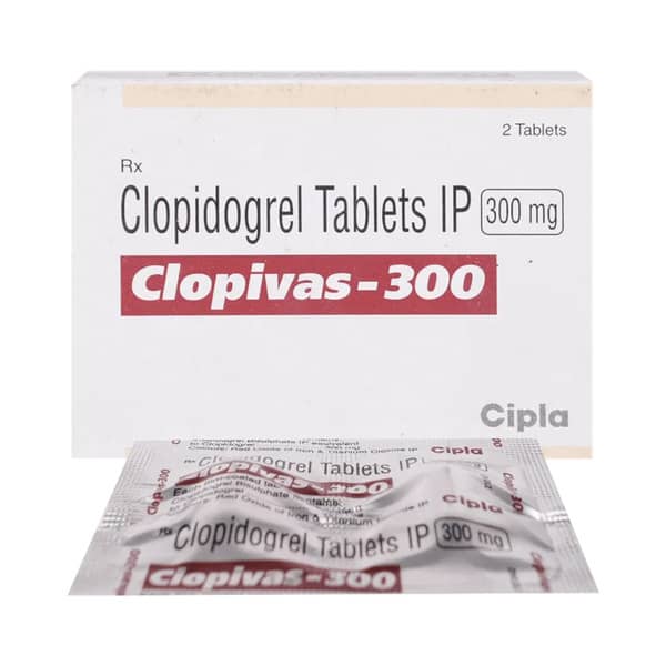 Clopivas 300Mg Strip Of 2 Tablets