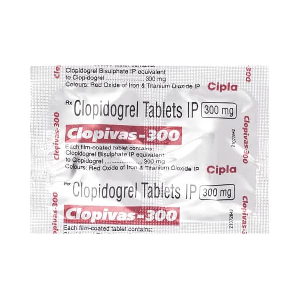 Clopivas 300Mg Strip Of 2 Tablets