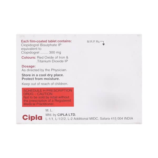 Clopivas 300Mg Strip Of 2 Tablets