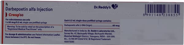 Cresp 60mcg Pre Filled Syringe Of 0.3ml Injection