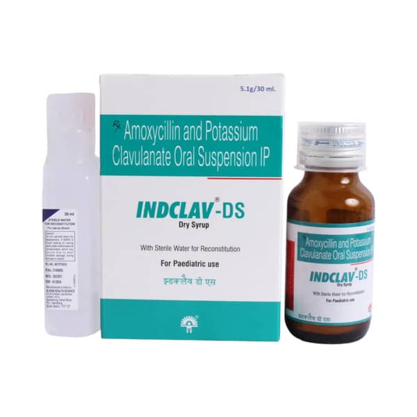 Indclav Ds Bottle Of 30ml Dry Syrup