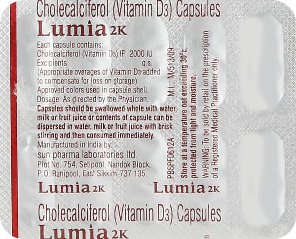 Lumia 2k Strip Of 10 Capsules